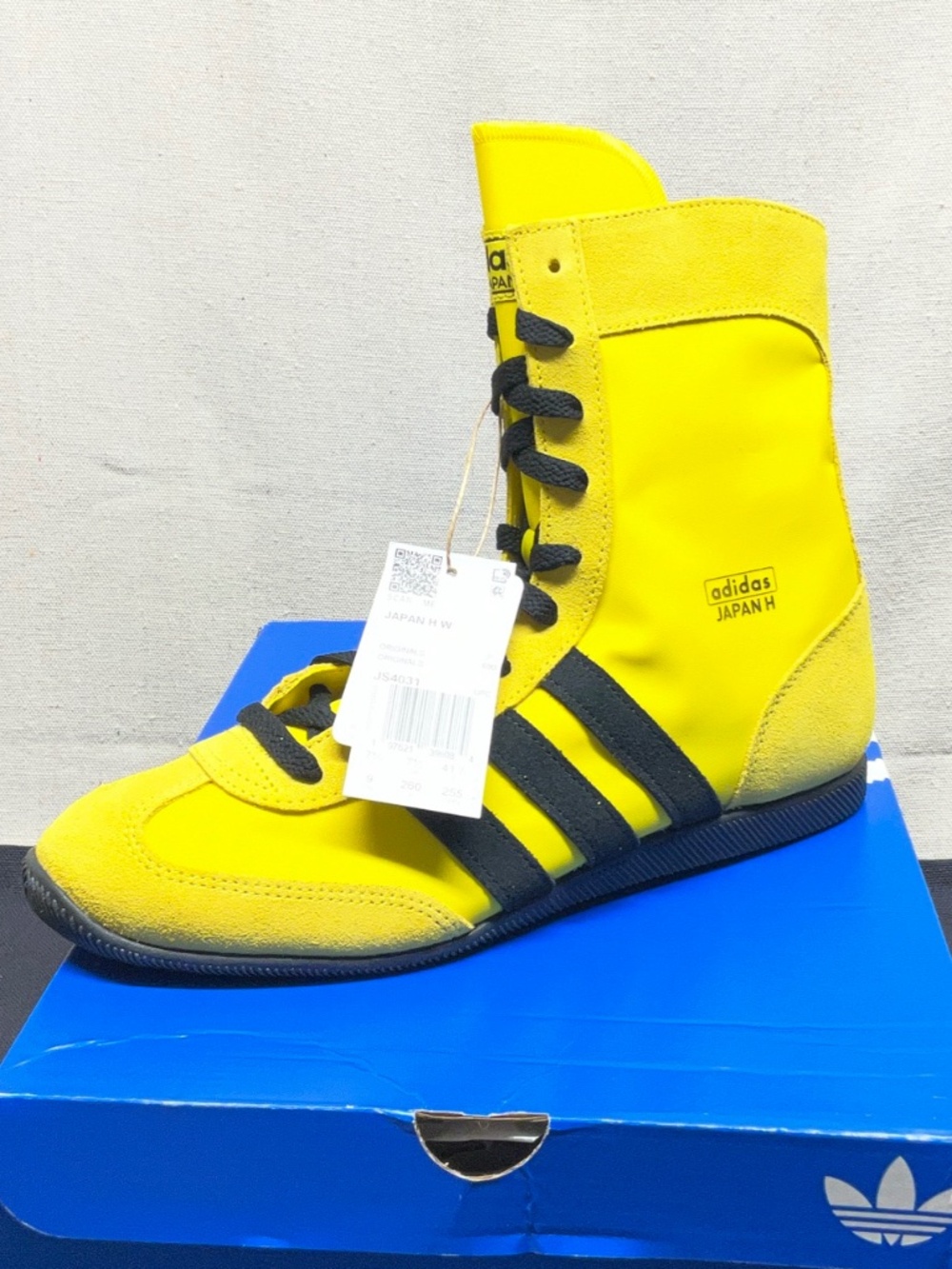 Adidas Originals Japan H Lace Up Women’s Retro Shoes Yellow JS4031 Size 9 NIB